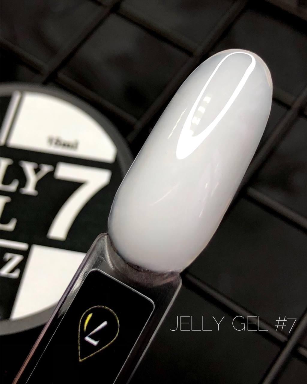 Гель для нарощування Crooz Jelly Gel 15 мл №7 Молочний