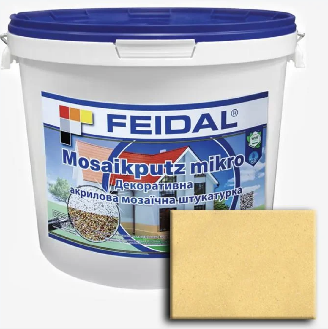 Декоративная штукатурка акриловая Feidal Mosaikputz mikro M16 мозаичная 25 кг (27581680)