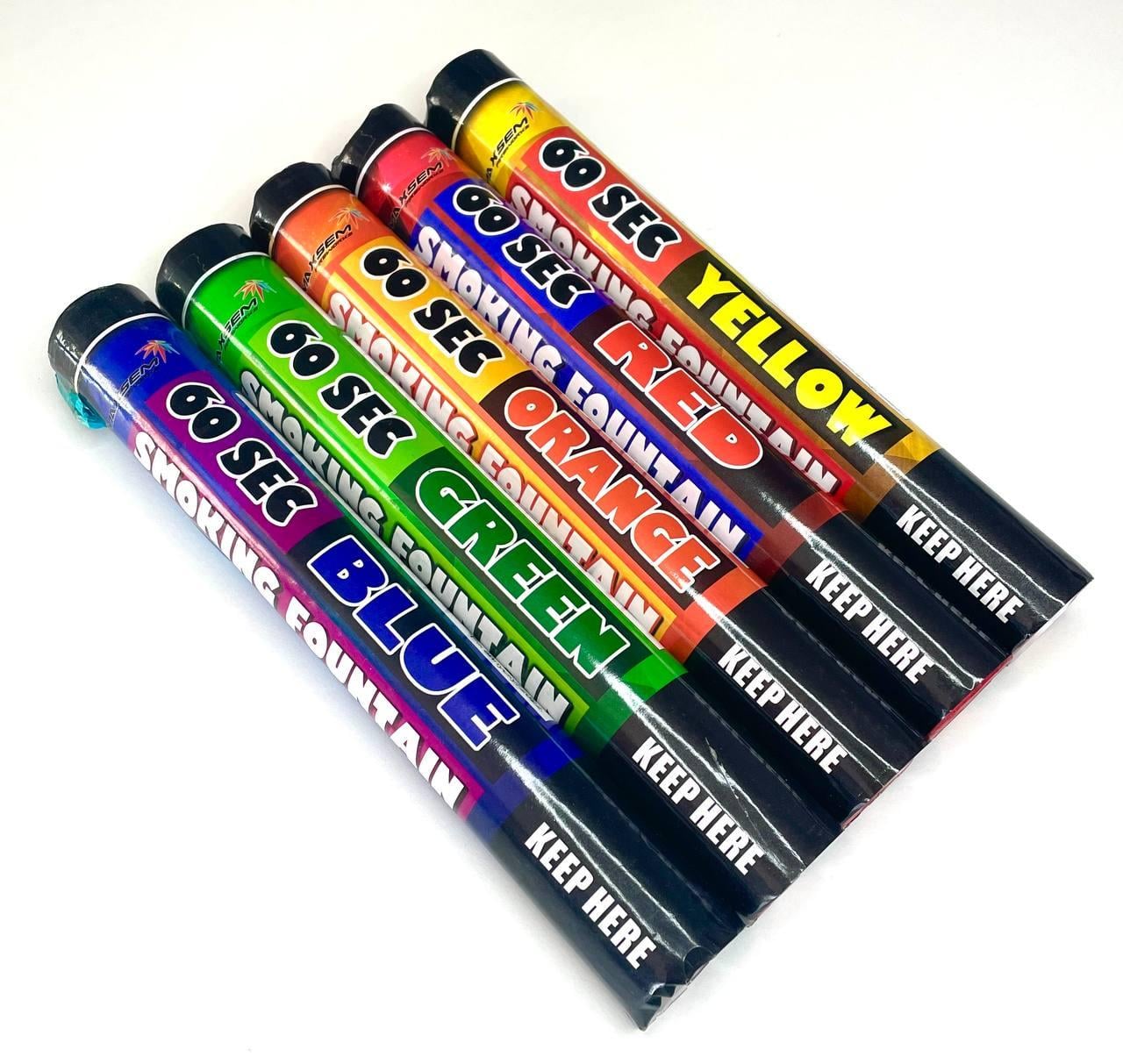 Набор дыма Maxsem 60 секунд 5 шт. Разноцветный (дым122)