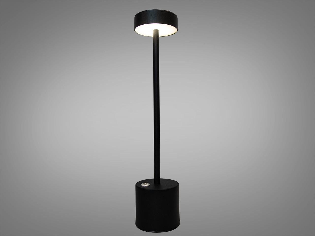 Настільна лампа із сенсором LED 930277BK-LS Циліндрична 5W Чорний (2498055987)