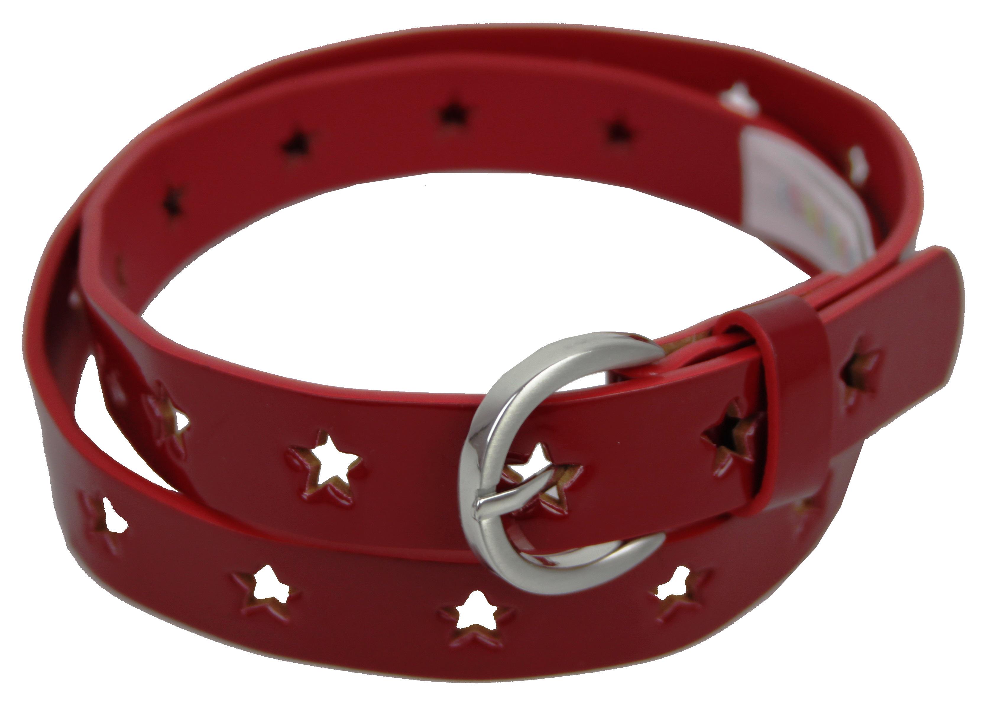 Ремень детский C&A из эко кожи с перфорацией 1,8 см Красный (2013820)