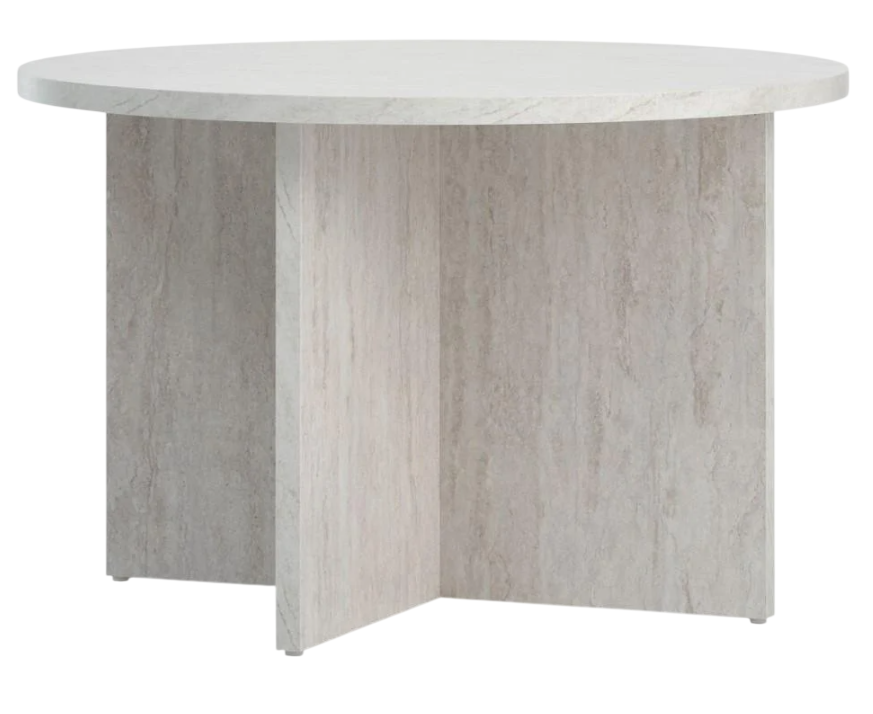 Стіл кавовий d 70 см Травертин (3fc542dd)