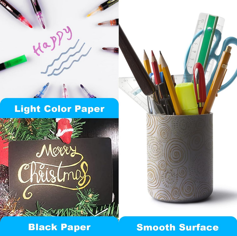 Набор акриловыхМаркеров с блестками Josef Otten RIANCY 24 цвета - фото 3