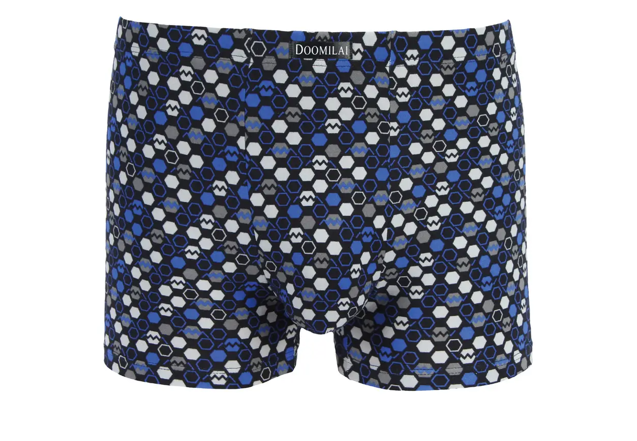 Мужские боксеры Батал стрейчевые Indena doomilai 5XL 2 шт. Синий (01486)