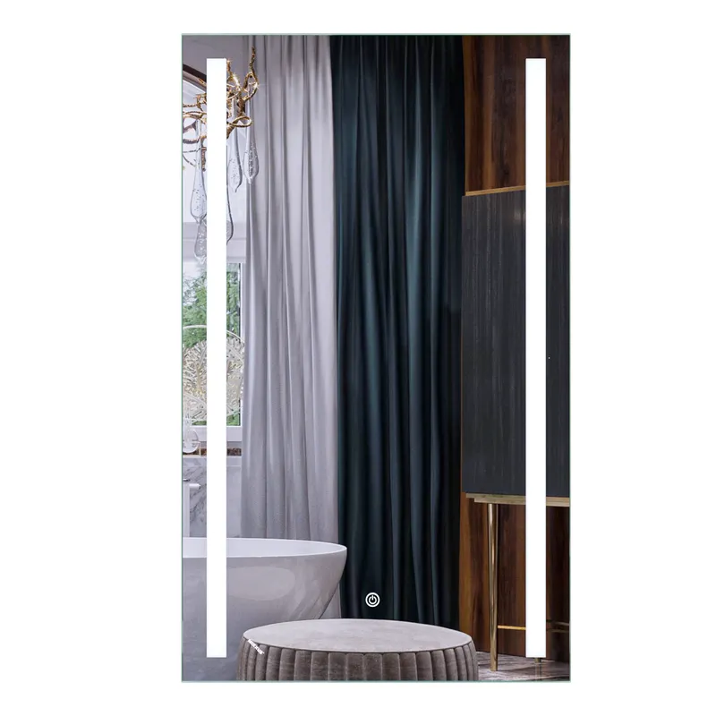 Дзеркало для ванної кімнати MIXXUS Premium LINES MR17 REVERSE LED Touch/Anti-fog/диммер 100x60 см (MP6625)