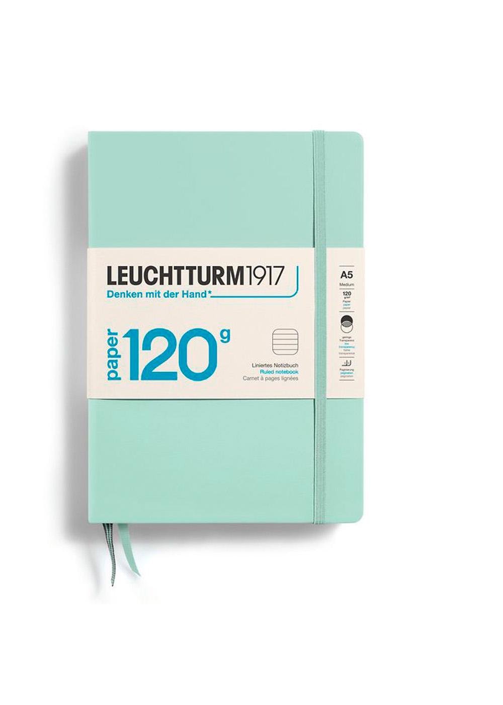 Блокнот Leuchtturm1917 120G Edition середній лінія Mint Green (370345) - фото 1