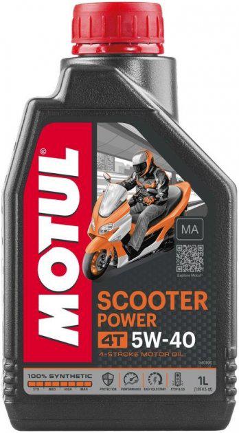 Масло 4Т 5/40 MOTUL Scooter Power четырехтактное 1 л (105958)