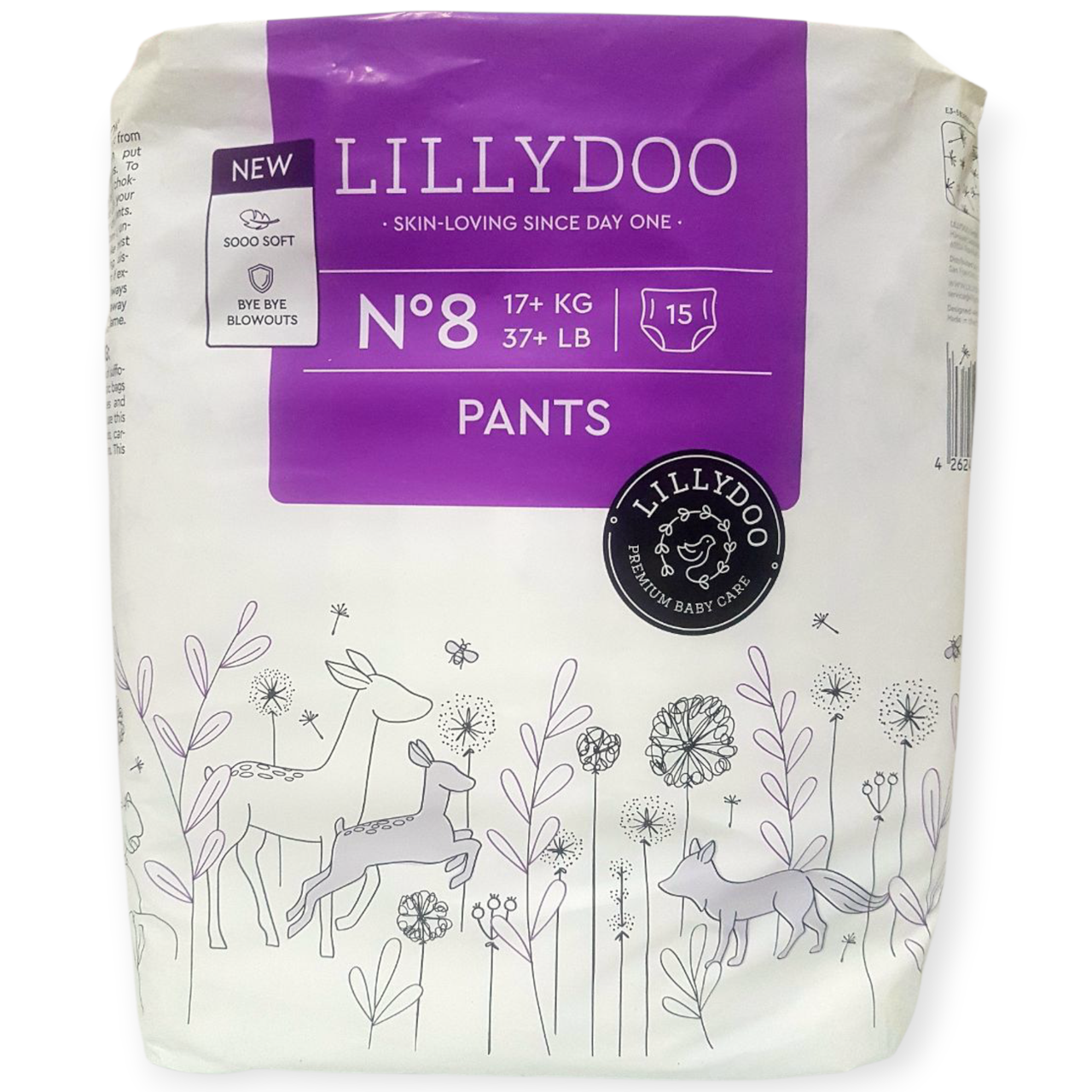 Підгузки-трусики Lillydoo 8 17+ кг 15 шт. (2696264651)
