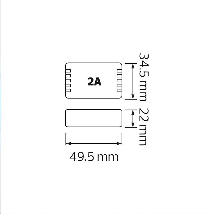 Контролер RGB для світлодіодної стрічки Horoz Electric 2A (100-001-0072) - фото 2