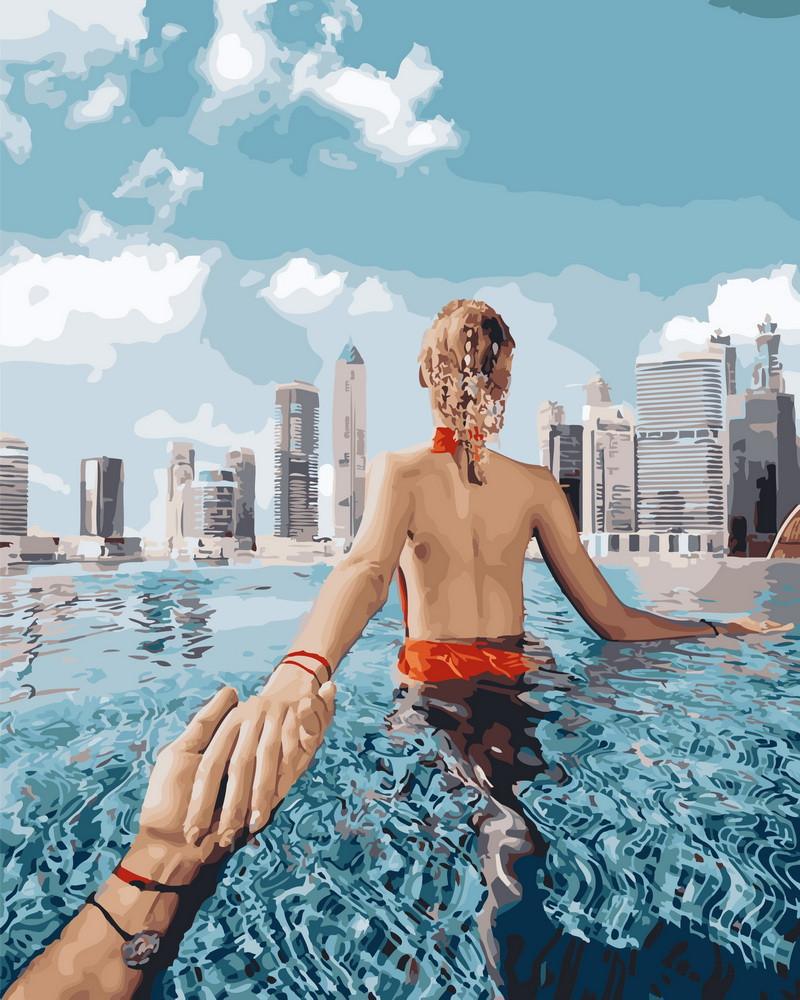 Картина по номерам Brushme Следуй за мной Арабские Эмираты 40х50 см (BRM24911)