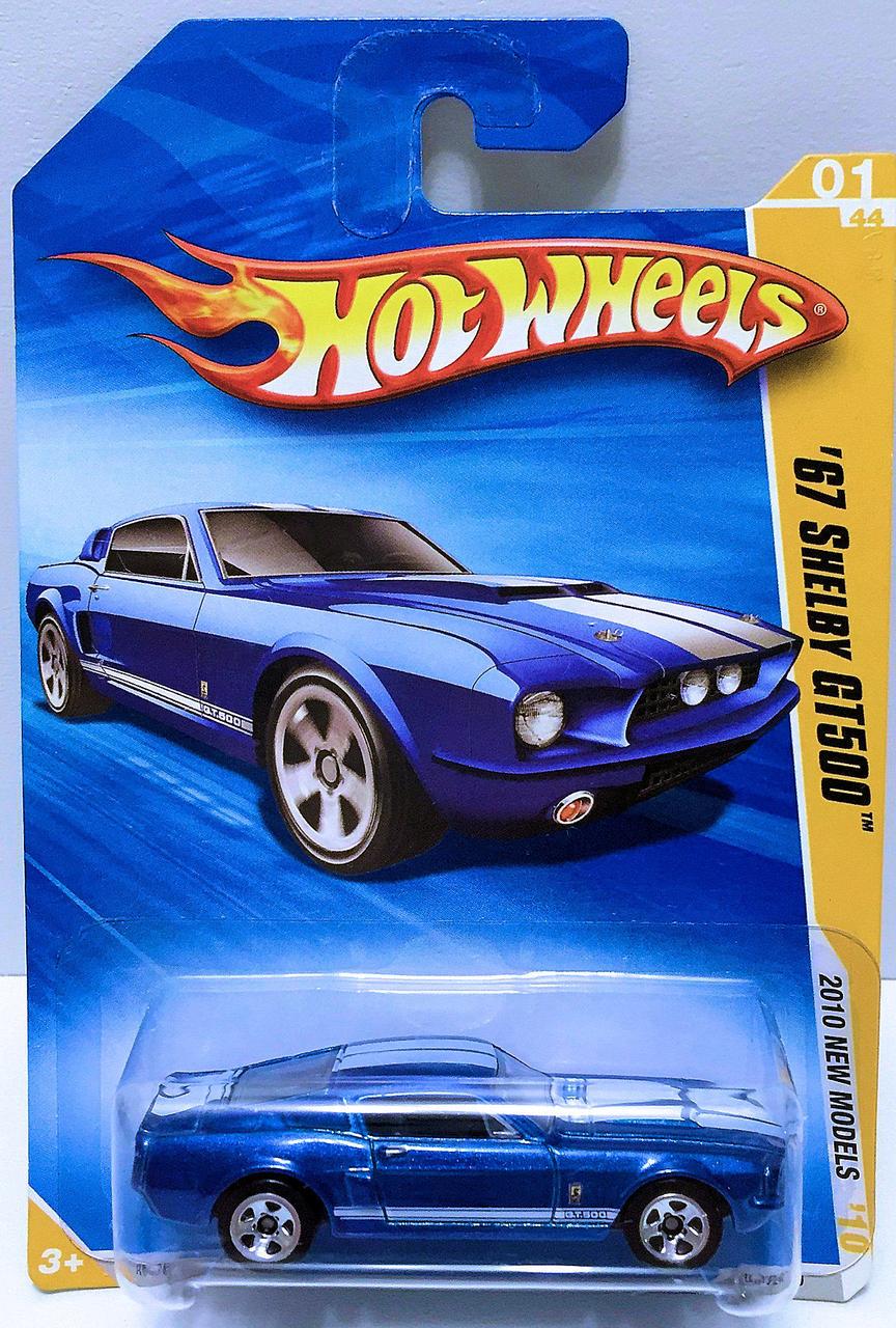 Іграшкова машинка Hot Wheels 67 Shelby GT-500 2010 New Models №001 Blue (R0916-b)