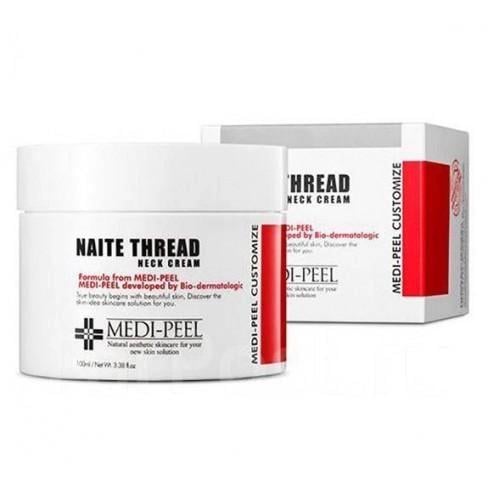 Крем для шиї антивіковий з пептидами MEDI-PEEL Premium Naite Thread Neck Cream 100 мл (8809409345550)