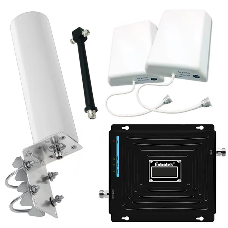 Комплект мобільного зв'язку та інтернету Lintratek KW19L GDW репітер/всеспрямована антена/внутрішні антени 2 шт. (30651488)