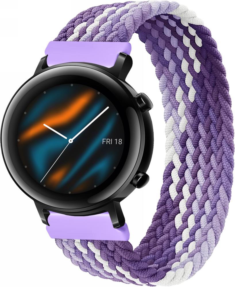 Ремешок Solo Loop Multi для Huawei Watch GT 2 42 мм (135 мм) Violet (25168-2F)