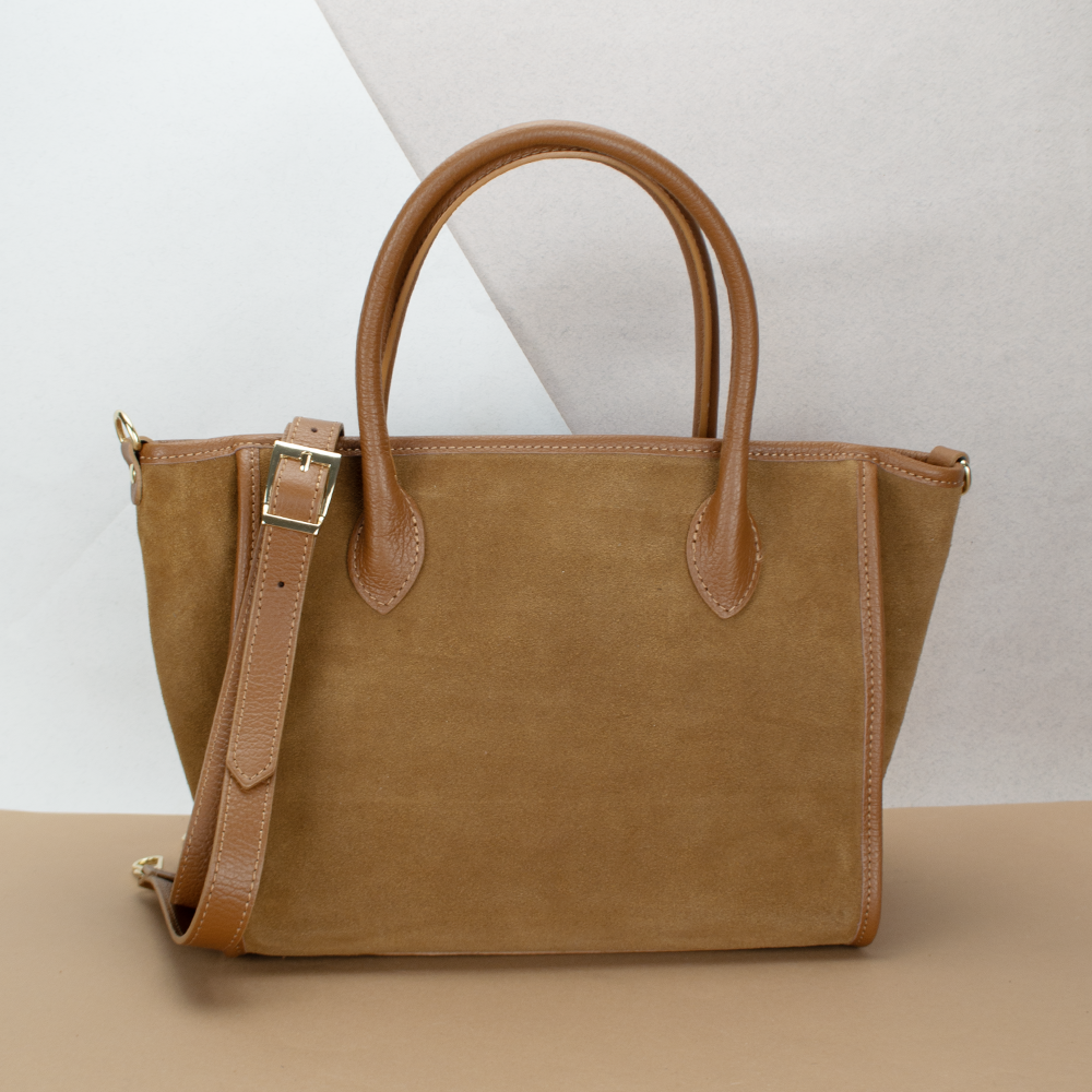 Сумка жіноча замшева Virginia Conti 03756 з 2 ручками Темно-рудий (2417476158) Сумка жіноча замшева Virginia Conti 03756 з 2 ручками Темно-рудий (2417476158)