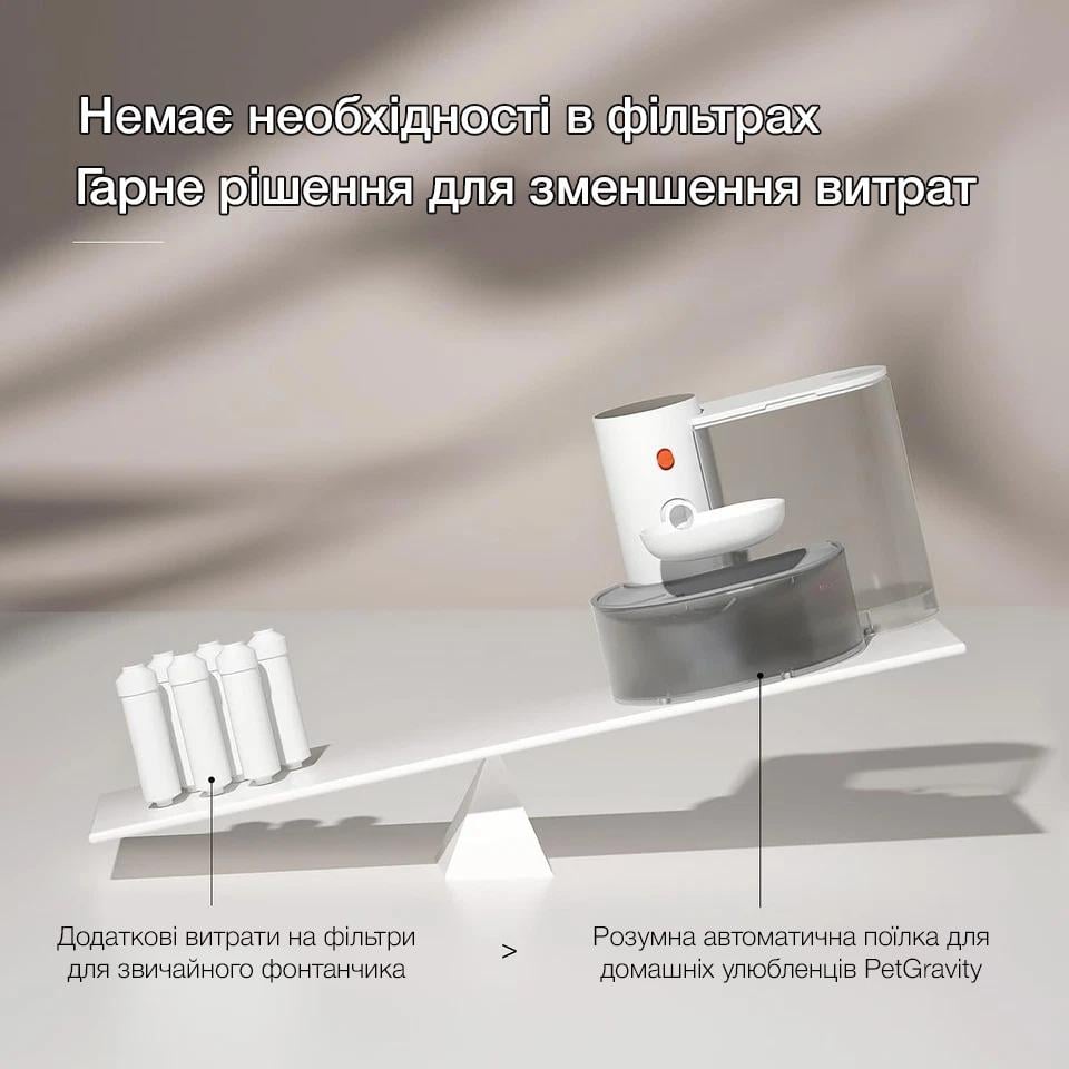 Поилка-фонтан PetGravity автоматическая для кошек и собак 3 л (1124) - фото 5 Поилка-фонтан PetGravity автоматическая для кошек и собак 3 л (1124) - фото 5