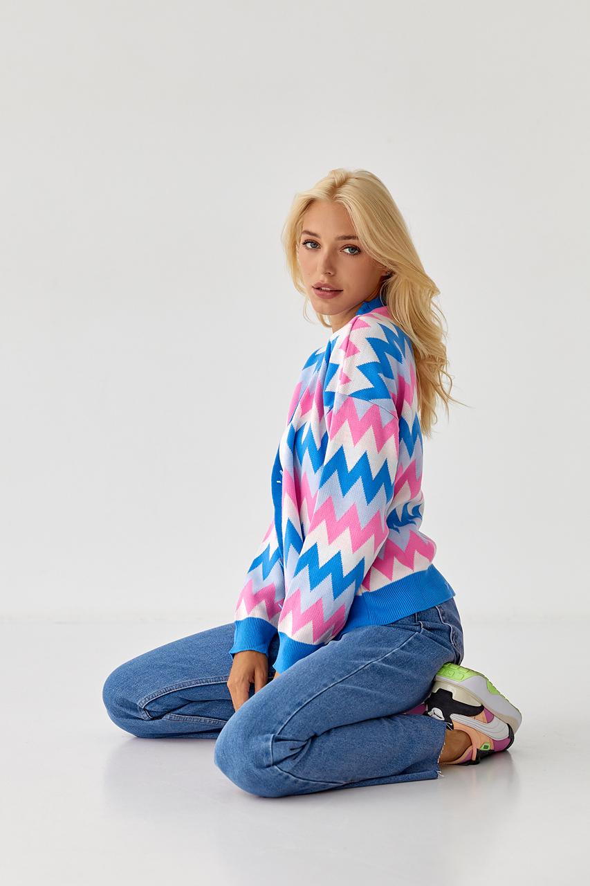 Кардиган женский L Синий (9528302) - фото 5 Кардиган женский L Синий (9528302) - фото 5