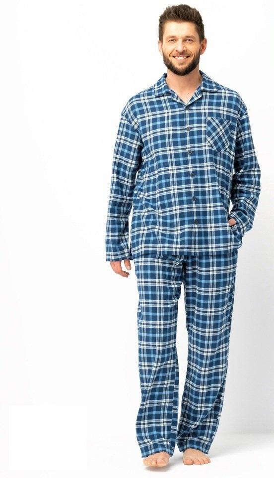 Пижама мужская на пуговицах Key MNS 492k 2XL Синий (36969121) Пижама мужская на пуговицах Key MNS 492k 2XL Синий (36969121)