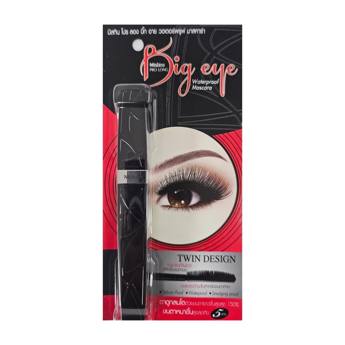 Тушь для ресниц Mistine Big Eye водостойкая 4 г (235881)