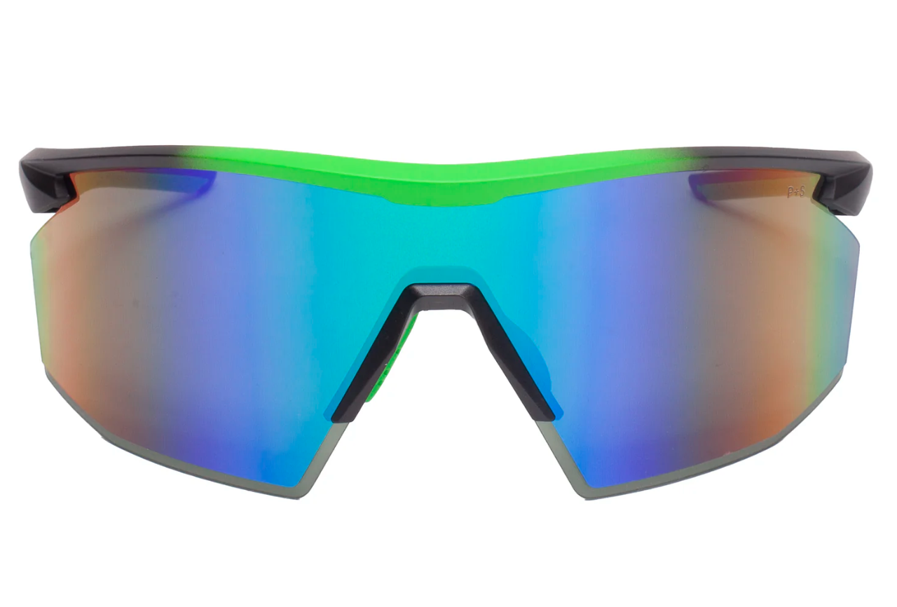 Очки защитные Pyramex PMXSPEC Anti-Fog зеркальные Сине-зеленый в черно-зеленой оправе (69962413582957) - фото 3 Очки защитные Pyramex PMXSPEC Anti-Fog зеркальные Сине-зеленый в черно-зеленой оправе (69962413582957) - фото 3