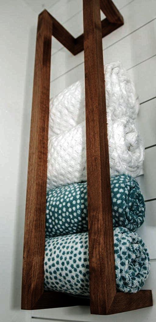 Полка для ванной из дерева Телико 110 Капучино (ВНП/117509)