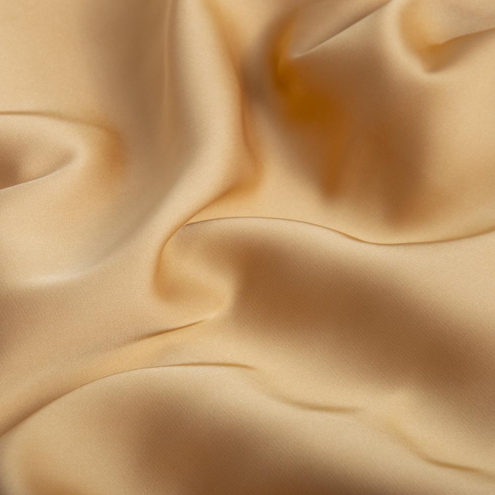Ткань платевая атлас шелк Vanessa Золотой песок (23023)