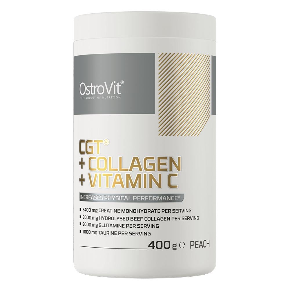 Вітаміни CGT Колаген C Ostrovit CGT Collagen C Peach 400 г