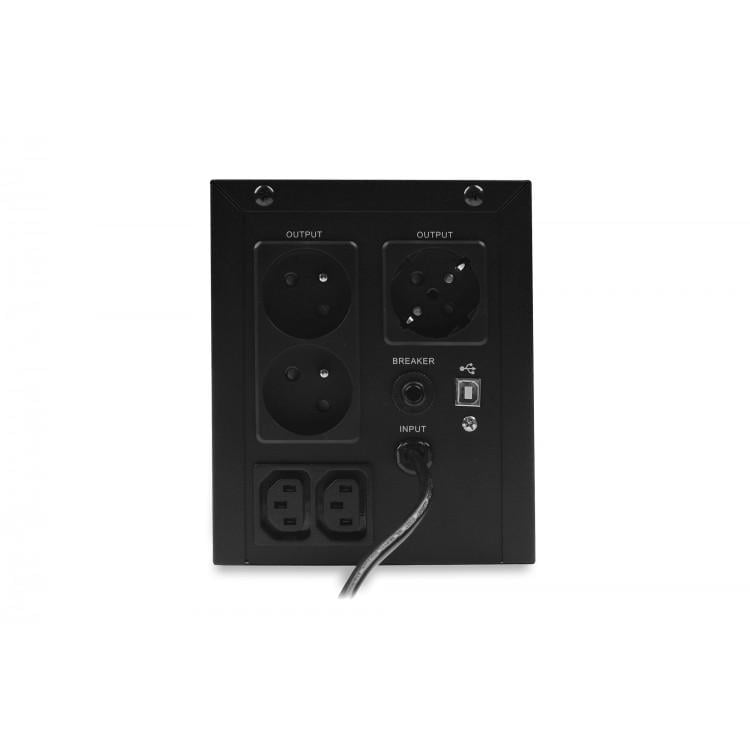 Источник беcперебойного питания Volt Polska UPS 1200 ВА 720 Вт 2x7 Ач (20457) - фото 6