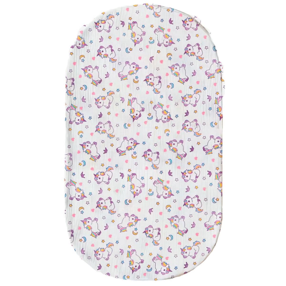 Простынь в детскую коляску на резинке Bimbo 80х45 см (38203) - фото 1