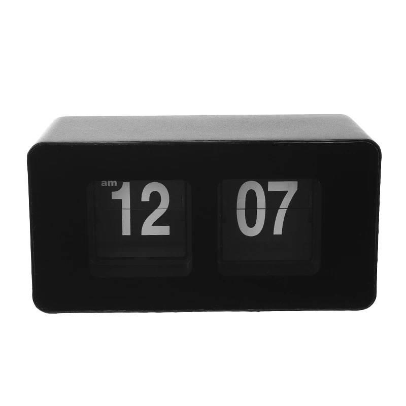 Часы перекидные Flip Clock FC-7bb настольные Черный - фото 2