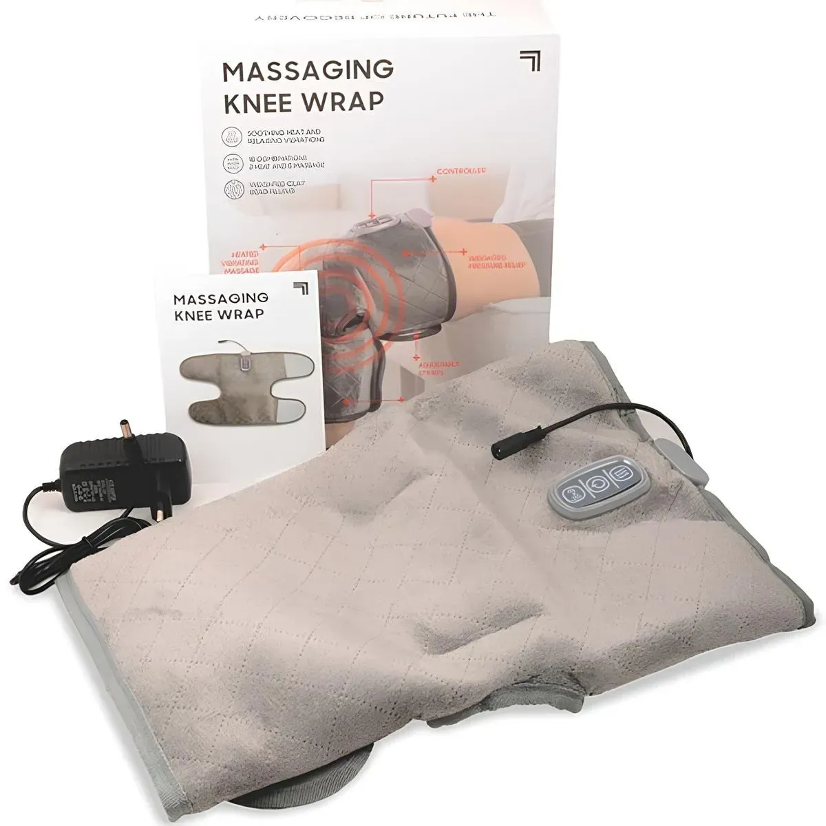 Масажер бандаж колінного суглоба з підігрівом від мережі (30641907) - фото 8