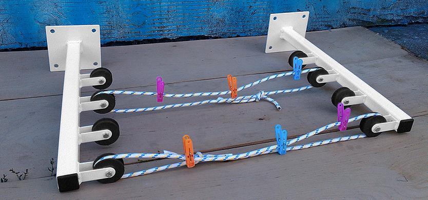 Сушилка наружная с квадратным основанием Белый (24754739) - фото 2 Сушилка наружная с квадратным основанием Белый (24754739) - фото 2