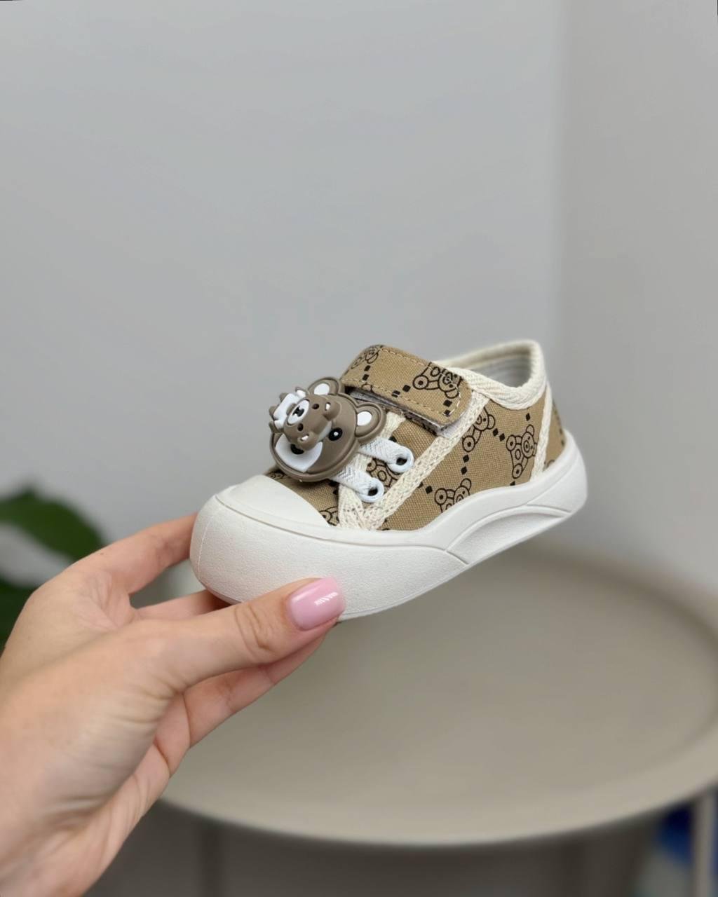 Кросівки дитячі р. 21 Бежевий (1402) - фото 2 Кросівки дитячі р. 21 Бежевий (1402) - фото 2