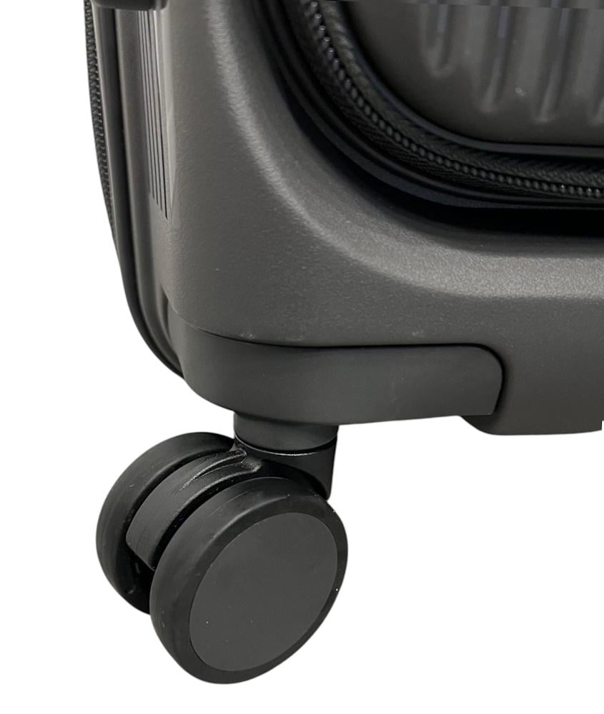 Валіза мала під ручну поклажу Airtex 647 поліпропілен S Сірий - фото 2