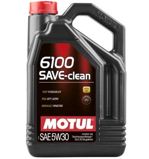 Моторное масло Motul6100 SAVE-CLEAN 5W-30 5 л