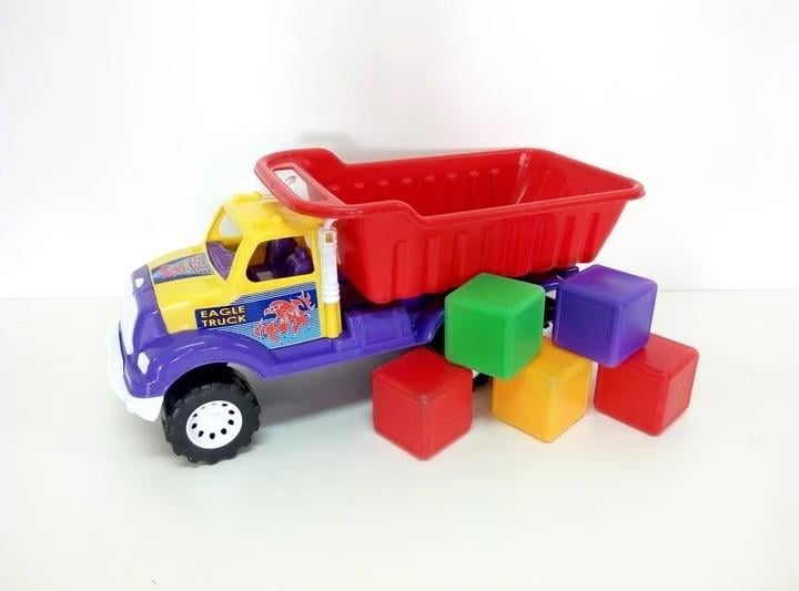 Машина KinderWay Самосвал Орел Б с кубиками (KW-07-713-5k)