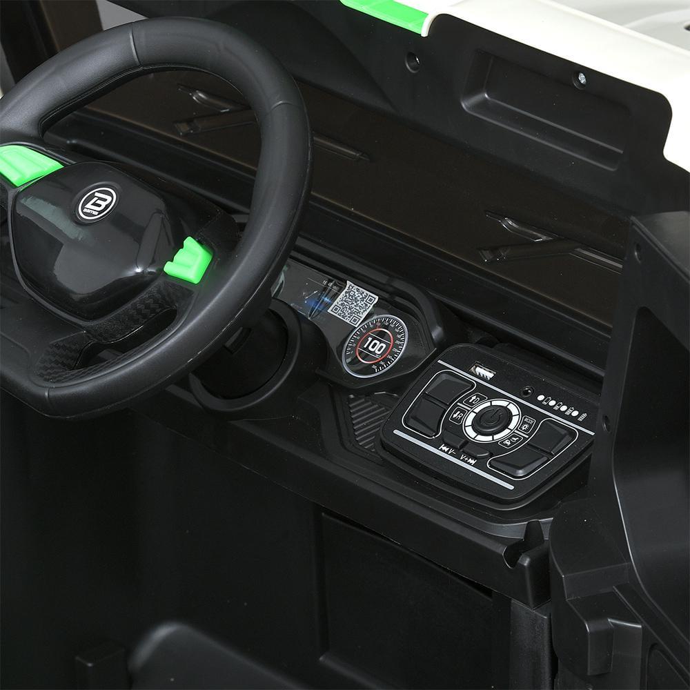 Дитячий електромобіль Bambi джип M 5845EBLR Білий - фото 7