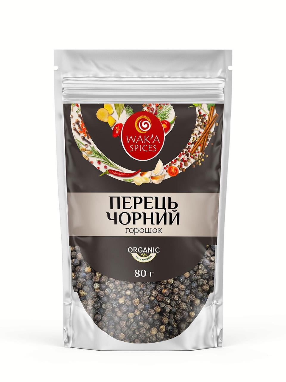 Перець чорний горошок WAK`A 80 г (2250575841)