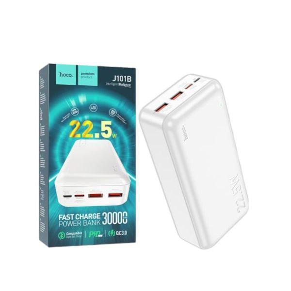 Повербанк Hoco J101B 30000 мАч PD20W QC3.0 22,5W Белый