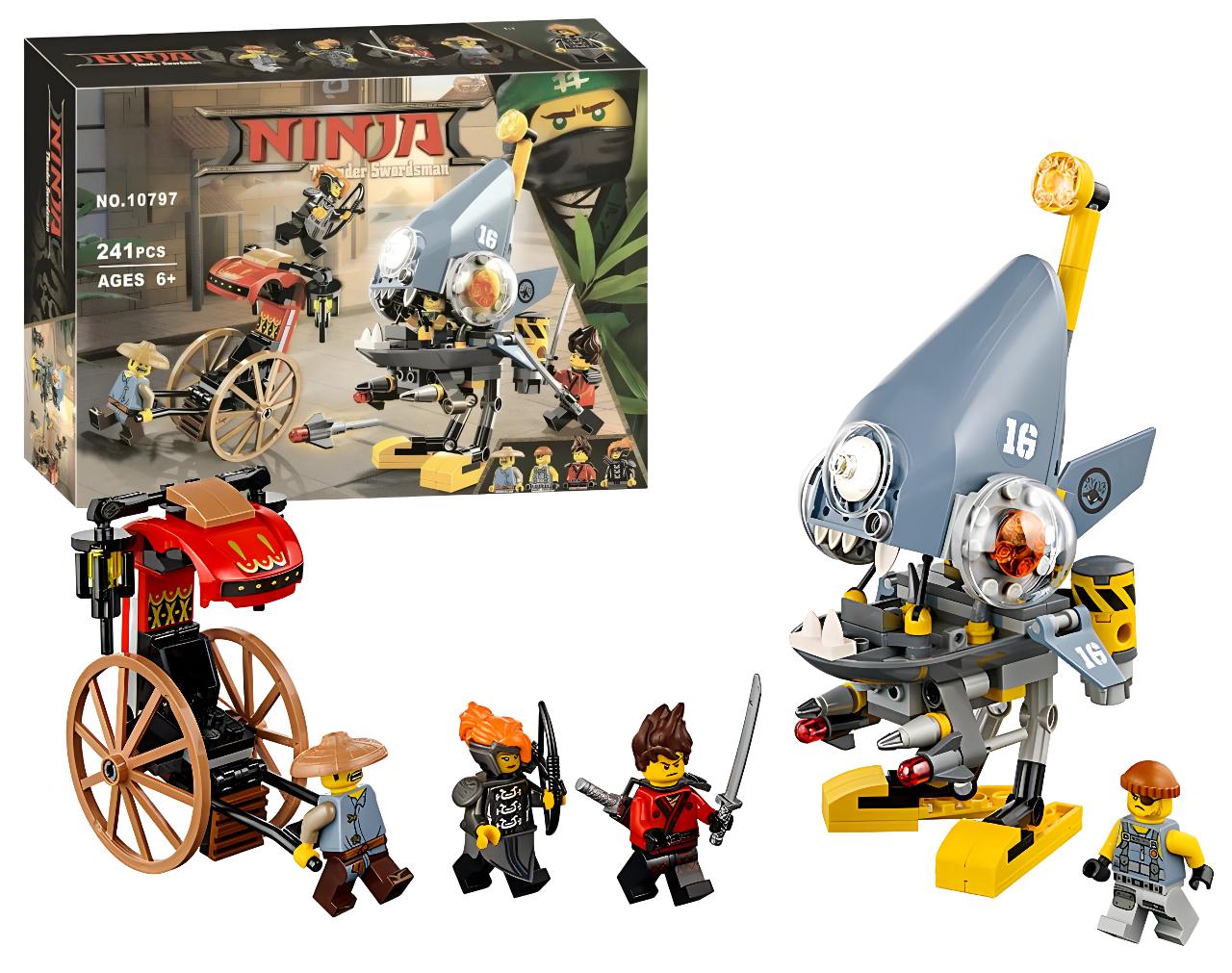 Конструктор Ninjago Атака Пираньи 241 деталь (10797) - фото 3 Конструктор Ninjago Атака Пираньи 241 деталь (10797) - фото 3