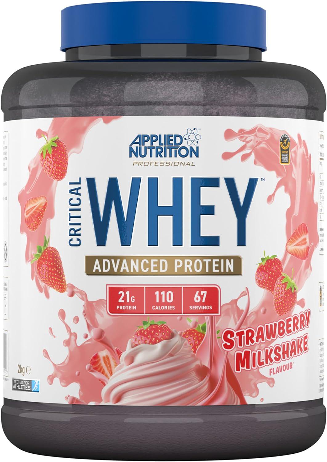 Протеїн Applied Nutrition Critical Whey Protein Powder Strawberry Milkshake 2 кг