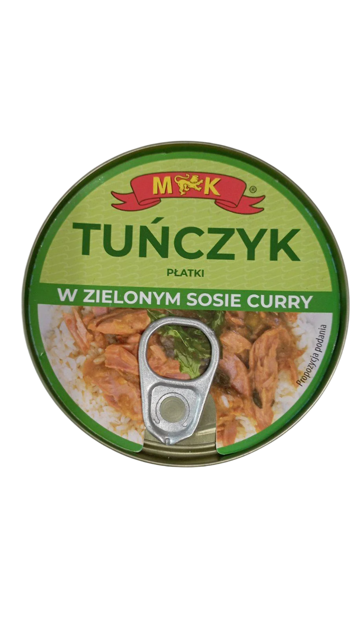 Тунець пластинами МК в зеленому соусі карі 150 г ( 30361166)