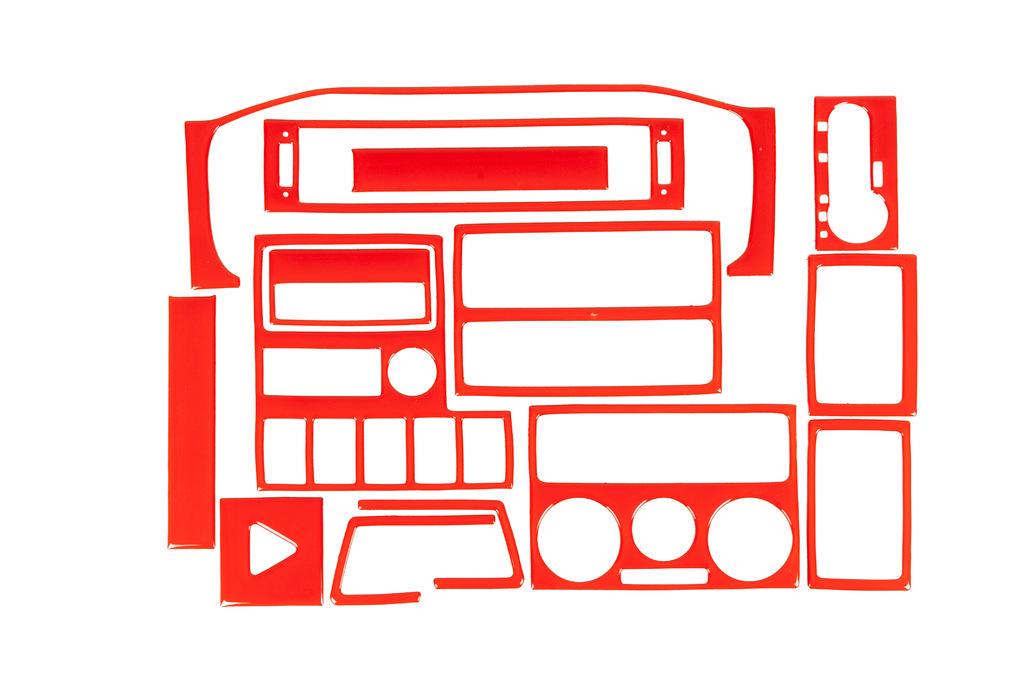 Накладки на панель для Volkswagen T4 Transporter Red