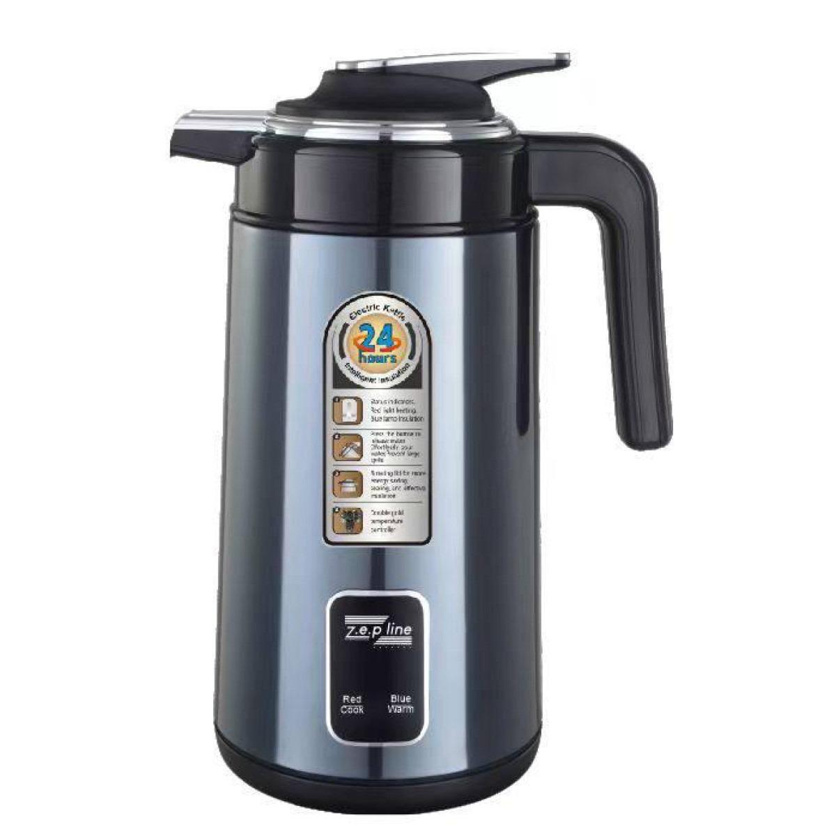 Термос электрический ZepLine ZP-106 2200 Вт с индикатором температуры из нержавеющей стали 1,5 л Blue - фото 2