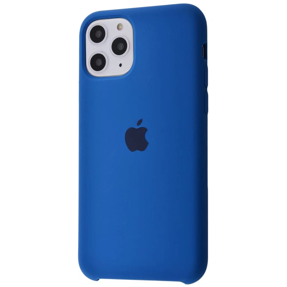 Силиконовый Чехол Накладка Silicone Case для iPhone 11 Pro Max Cosmos Blue