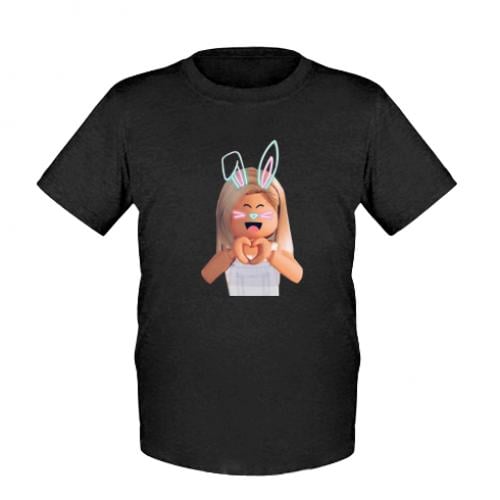 Футболка детская Roblox girl 164 см Черный (12982722-2-182980-XL)