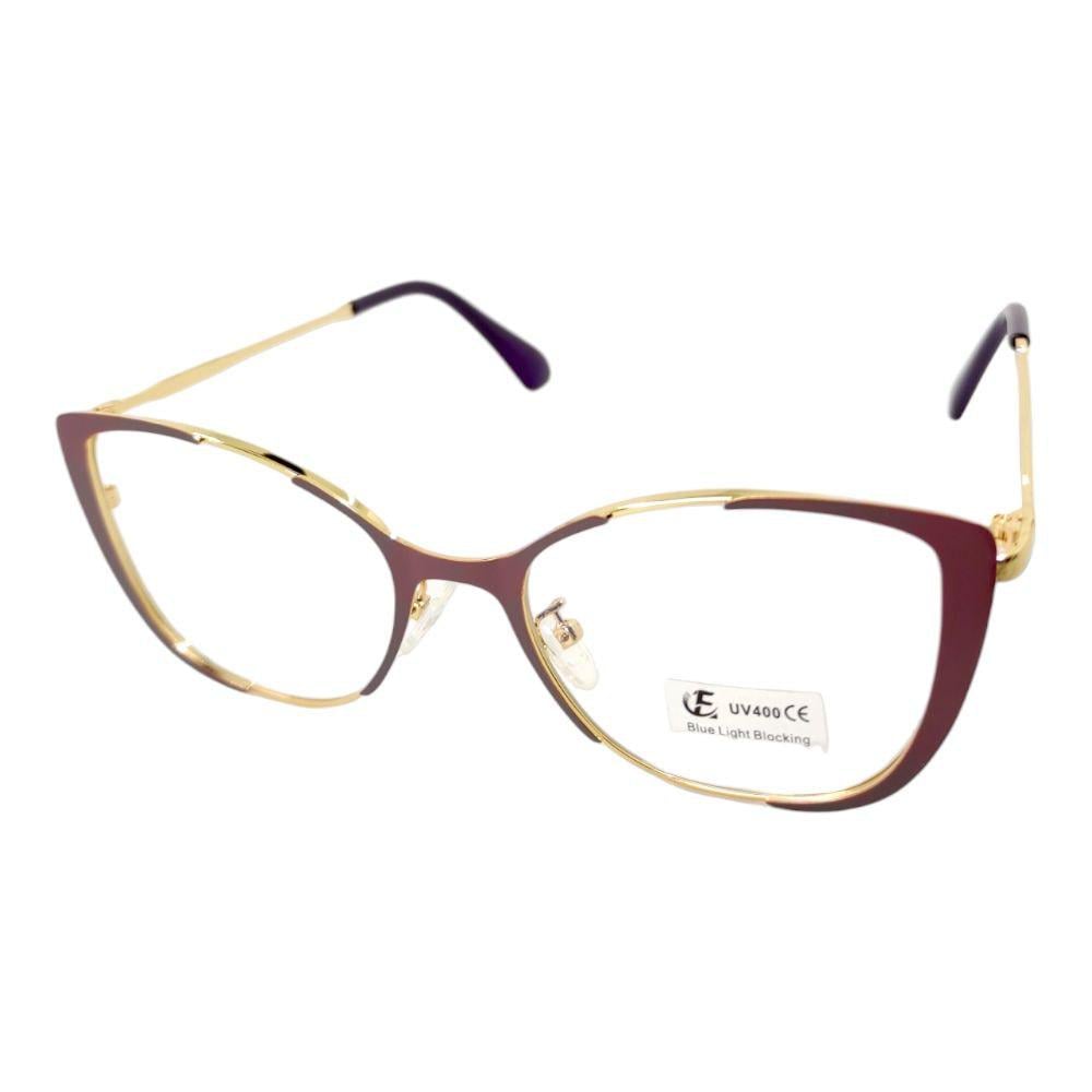 Комп'ютерні окуляри Blue Blocker оправа 95547 NN Золотий/Фіолетовий