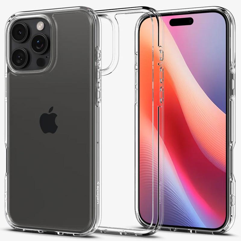 Противоударный чехол SGP Ultra Hybrid для Apple iPhone 16 Pro Max (6.9") Прозрачный