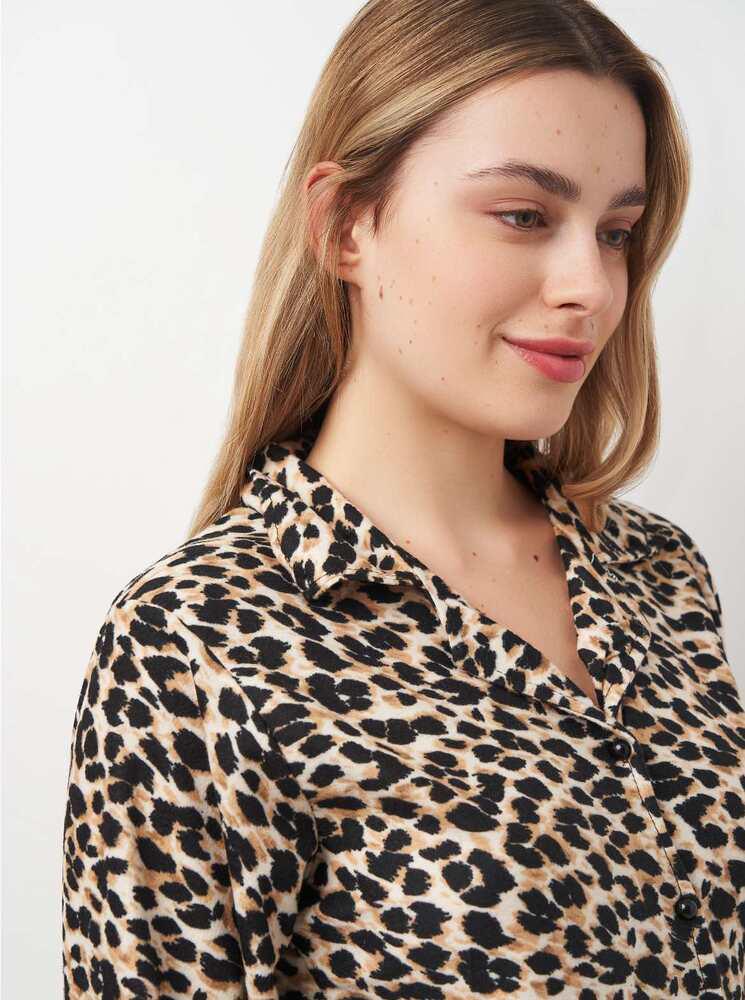 Пижама Boyraz 02010x77 женская S/M Леопардовый - фото 7