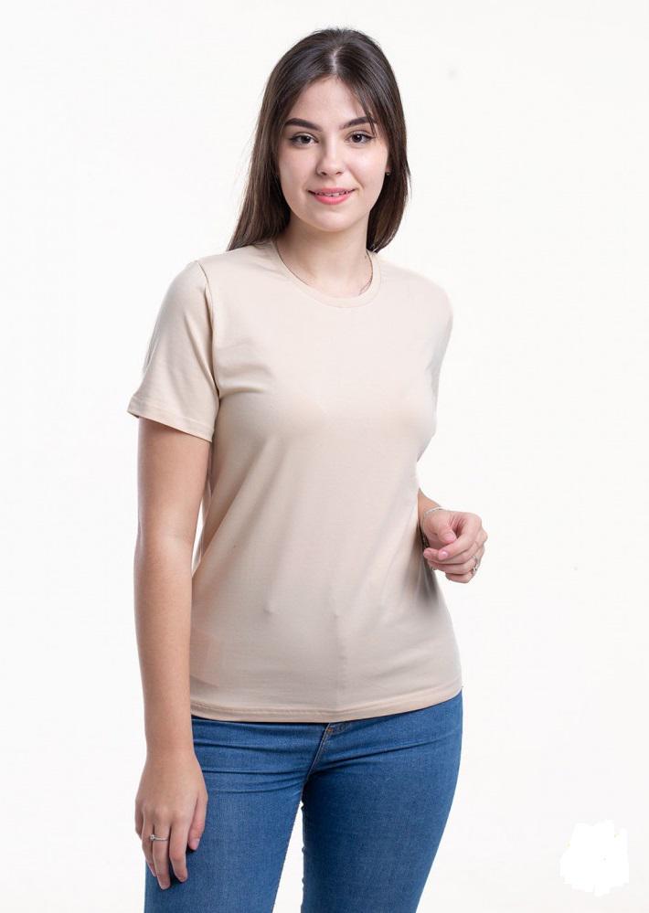 Футболка женская однотонная НатаЛюкс 41-2357412135 XL р. 50/52 Бежевый (69621) Футболка женская однотонная НатаЛюкс 41-2357412135 XL р. 50/52 Бежевый (69621)